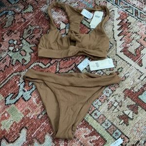 NWT L Space Bikini top-small bottom-large